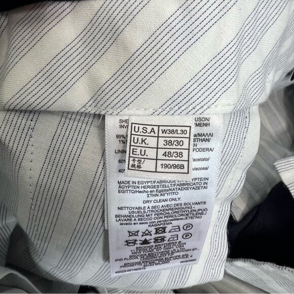 Brooks Brothers REDA 1865 Wool Dress Flat Front Trousers Size 38 - Picture 10 of 10